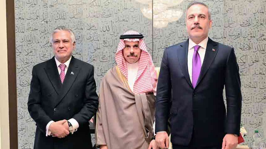 Pakistan, Saudi Arabia and Türkiye reviewed progress on the Makkah Joint Defence Agreement. File photo