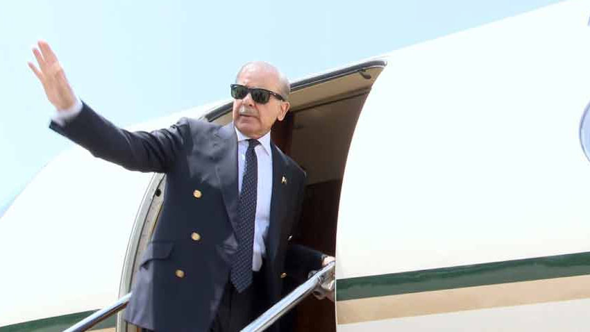 Prime Minister Shehbaz Sharif has arrived in London. File photo