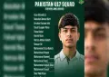 Pakistan U17 squad announced for Sri Lanka series in Multan