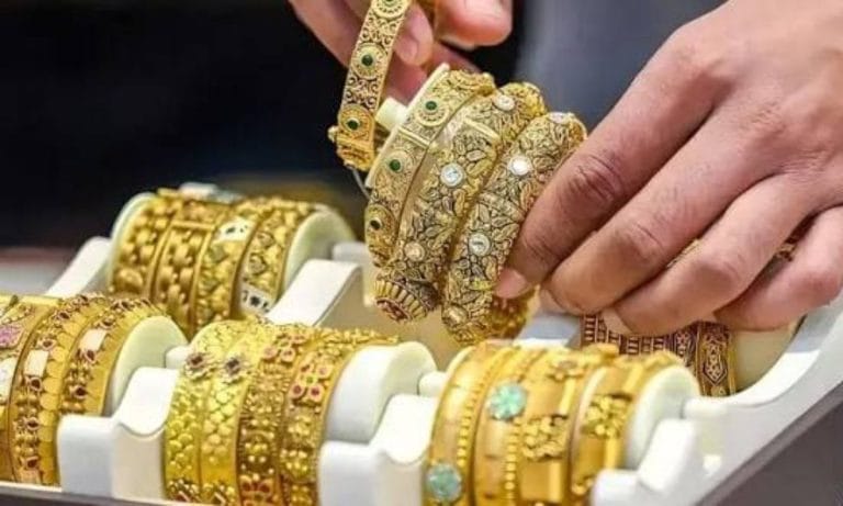Gold prices in Pakistan witnessed a sharp decline on Monday. File photo