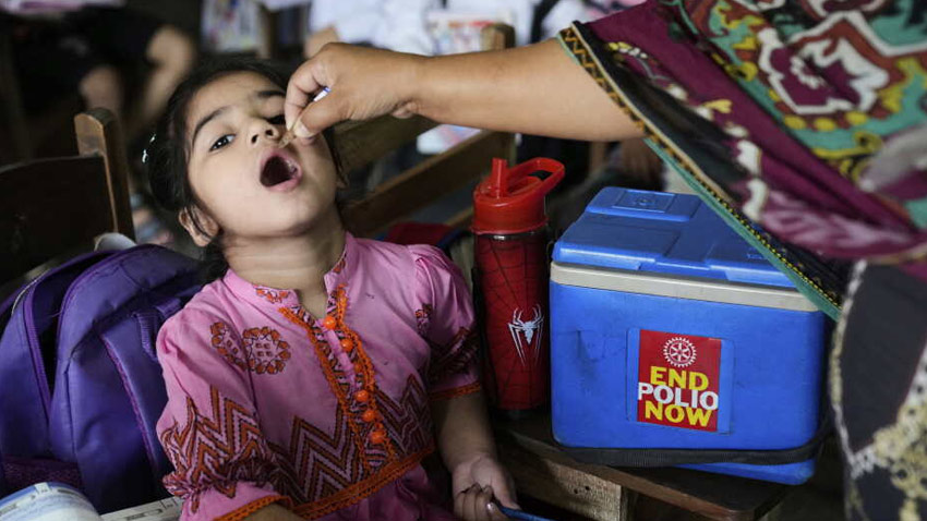 Pakistan’s special anti-polio campaign has concluded after 28.2 million children received polio. File photo