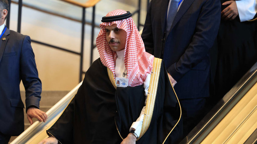 Saudi Foreign Minister Prince Faisal bin Farhan has arrived in Washington. File photo