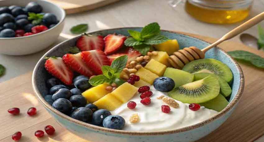 Creamy Fruit Salad for Iftar