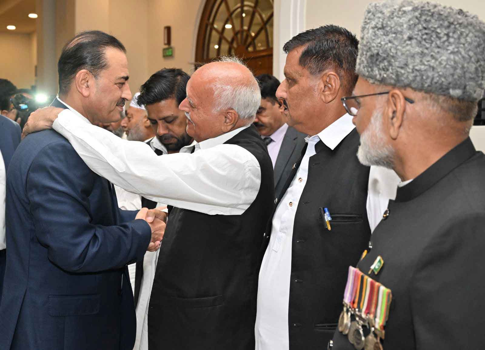 COAS General Syed Asim Munir hosted a graceful reception in honour of Pakistan Army veterans in connection with Independence Day